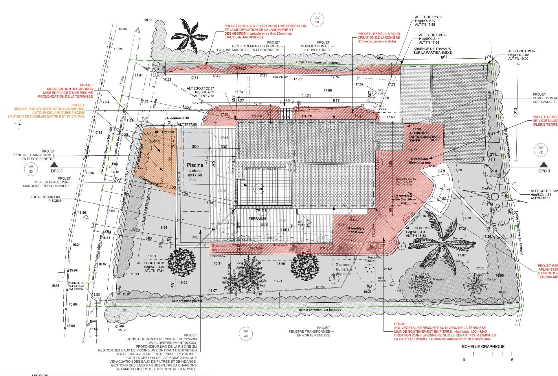 Plan technique d’un chantier de rénovation